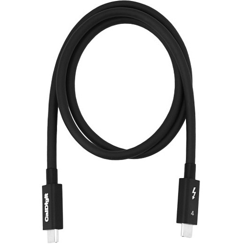 Caldigit TB4-P08B-540 Cables Caldigit Thunderbolt 4 / Usb 4 Cable (0.8m) Passive 40gb/s, 100w, 20v, 5a - 2.62 Ft Thunderbolt 4/us Tb4p08b540 