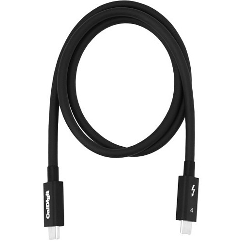 Caldigit TB4-A20B-540 Cables Caldigit Thunderbolt 4 / Usb 4 Cable (2m) Active 40gb/s, 100w, 20v, 5a - 6.56 Ft Thunderbolt 4 A/v C Tb4a20b540 