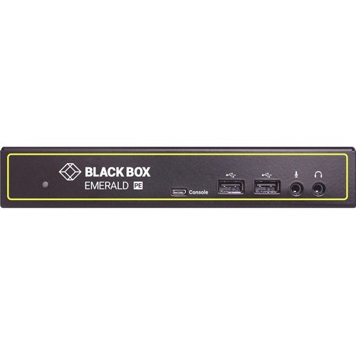 Black Box EMD2002PE-R-P KVM Consoles/Extenders Kvm-over-ip Receiver - Dual-monitor, Dvi-d, Usb 2.0, Audio, Poe, Dual Network Ports Rj45 And Sfp Emd2002perp 822088144243