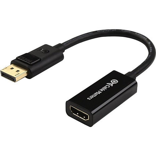 Cable Matters 102018 Connector Adapters Cable Matters Displayport To Hdmi Adapter - 1 X Displayport Digital Audio/video - Male - 1 X Hdmi Di 738435980320