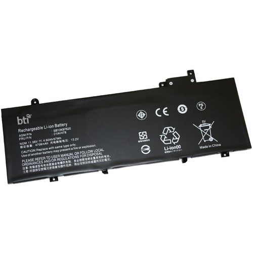 Battery Technology 01AV479-BTI Batteries Bti 01av479-bti 11.58v 57whr Li-ion Battery 01av478, 01av479, 01av480, Sb10k97621 - Compatible Oem:  01av479bti 886734886260