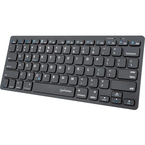 Manhattan 179935 Keyboards & Keypads Manhattan Ultra Slim Wireless Keyboard - Wireless Connectivity - Bluetooth - 78 Key Windows Key, Mac 766623179935