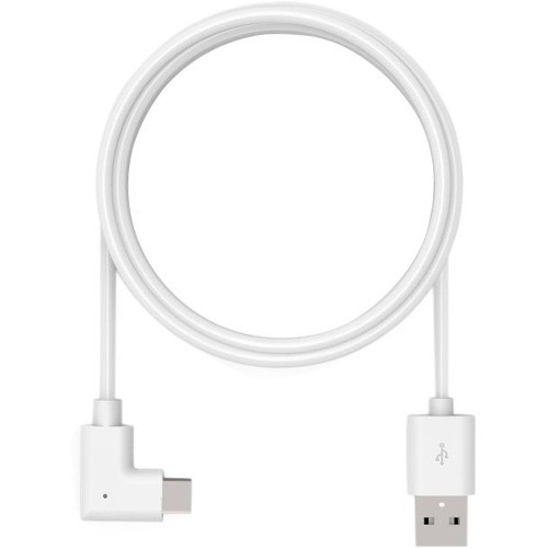 Maclocks 6FTALLUSBC Cables Compulocks 6ft Charge And Data Usb-c To Usb-c 90-degree Cable Right Angle White - Fits In Tight Space, 819472023758