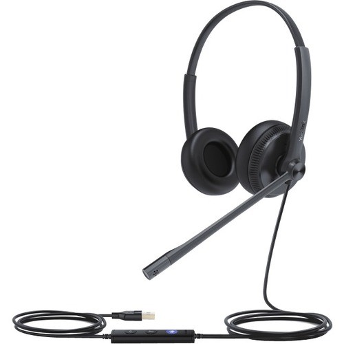 Yealink 1308049 Headsets/Earsets Yealink Usb Wired Headset - Stereo - Usb - Wired - 32 Ohm - 20 Hz - 20 Khz - Over-the-head - Binaura 841885106124