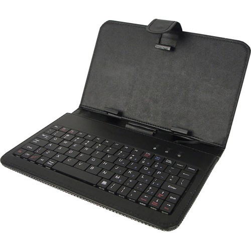 Supersonic SC-310KB Carrying Cases Supersonic Keyboard/cover Case For 10" Tablet - Black - Leather - 11.6" Height X 7.4" Width X 1.4" D Sc310kb 639131003101