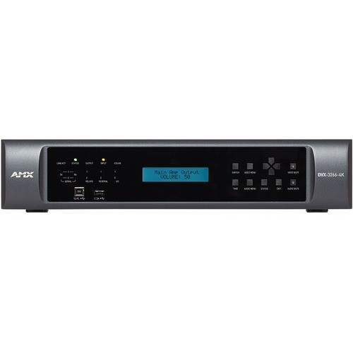 Harman Pro AMX-FG1906-0402 VGA Switchboxes Amx Dvx-3266-4k-taa Audio/video Switchbox - 4096 X 2160 - 4k - Twisted Pair - 8 X 2 - Display - 4 X  Amxfg19060402 718878026465