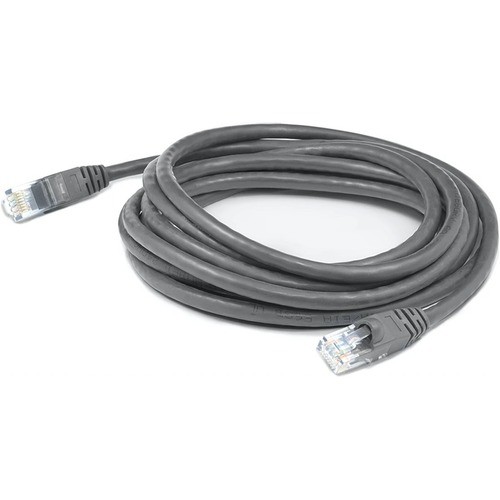 Addon ADD-7FCAT5E-GY Cables Addon 7ft Gray Cat 5e Pvc Ethernet Cable Snagless Bubble Boot Rj-45 M/m - 7 Ft Category 5e Network C Add7fcat5egy 821456735823