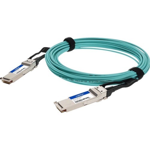Addon QSFP-200GB-AOC3M-AO Cables Addon Fiber Optic Network Cable - 9.84 Ft Fiber Optic Network Cable For Network Device - First End:  Qsfp200gbaoc3mao 195285218889
