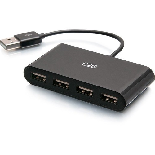 C2g C2G54462 USB/Firewire Adapters C2g 4-port Usb Hub - Usb 2.0 Hub - Usb Multiport Hub - 480mbps - Usb Type A - 4 Usb Port(s) (c2g5446 757120544623