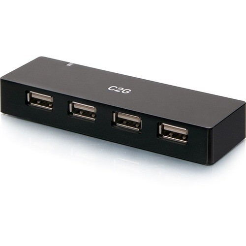 C2g C2G54463 USB/Firewire Adapters C2g 4-port Usb Hub - Usb 2.0 - 5 Volts And 2 Amp Power Supply - Usb Type A - 4 Usb Port(s) (c2g54463 757120544630