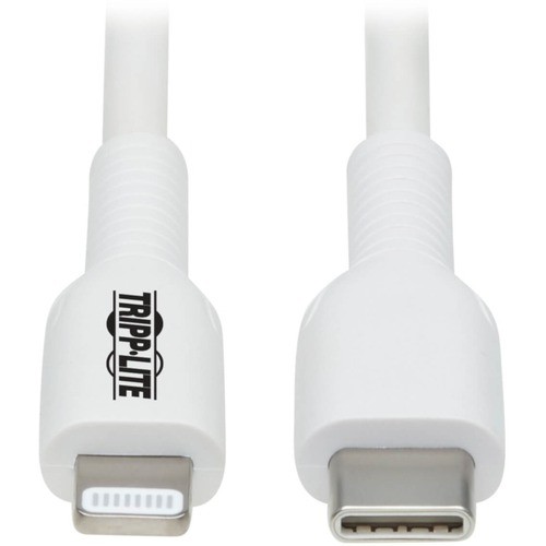 Eaton M102-01M-WH Cables Eaton Tripp Lite Series Usb-c To Lightning Sync/charge Cable (m/m), Mfi Certified, White, 1 M (3.3 F M10201mwh 037332260864
