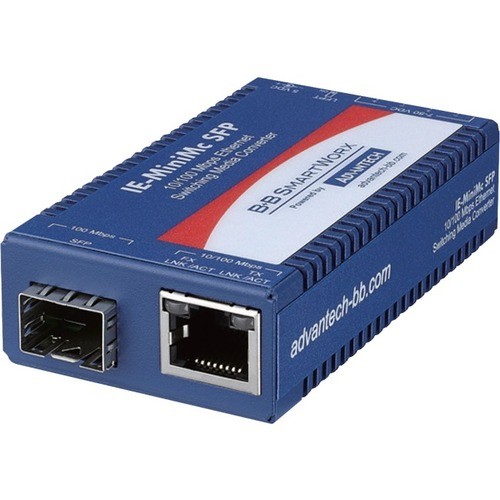 B And B Smartworx IMC-350-SFP-PS-A Transceivers/Media Converters Advantech Imc-350 Transceiver/media Converter - 1 X Network (rj-45) - Fast Ethernet - 10/100base-tx, Imc350sfppsa 663069018296
