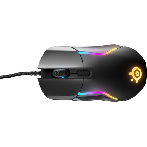Steelseries 62551 Pointing Devices (Mice) Steelseries Rival 5 Gaming Mouse - Optical - Cable - Matte Black - Usb - 18000 Dpi - 9 Button(s) - 9 813682027360