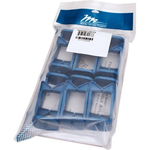 Middle Atlantic FWD-C-RING-12 Cable Management Middle Atlantic Forward C Style Ring Cable Management - C Shaped - 12 Pack - Cable Ring - Blue - Nyl Fwdcring12 656747391668