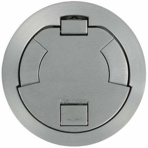 Middle Atlantic 6CT2AA Cable Management Wiremold 6in Flush Style Cvr Assembly Aa Brushed Aluminum - Poke Thru Device - Brushed Aluminum - Me 078656049636