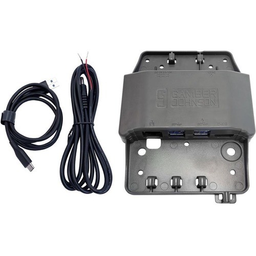Gamber Johnson 7160-1393-02 Docking Stations Gamber-johnson Rugged Usb Hub With Bare Wire And Usb-a Data Cable - For Smartphone - Rugged - 4k - 3 7160139302 041898991032