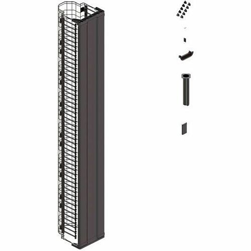 C2g MM20VMD812-B Cable Management Ortronics Mm20 Vertical Cable Manager With Door, 12" Wide, For 8 Ft (51u) Rack, Black - Vertical Cab Mm20vmd812b 662875216193