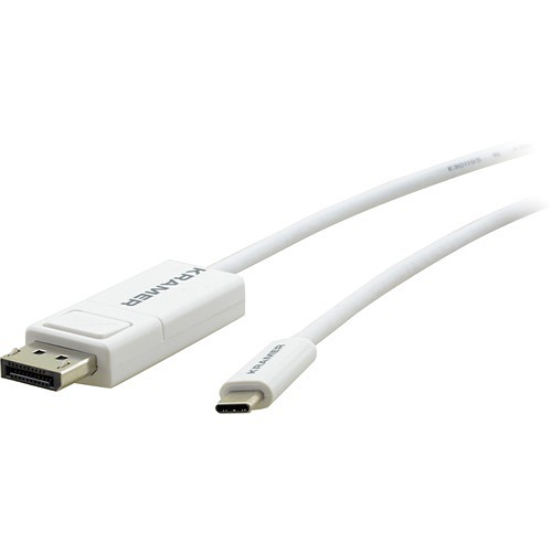 Kramer Electronics C-USBC/DPM-6 Cables Kramer Usb Type-c (m) To Displayport (m) - 6 Ft Displayport/usb A/v Cable For Monitor, Projector, Au Cusbcdpm6 