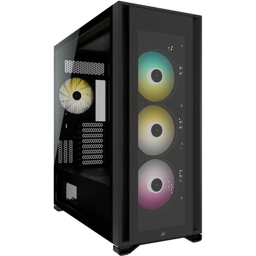 Corsair CC-9011226-WW Computer Cases Corsair Icue 7000x Rgb Full-tower Case - Full-tower - Black - Tempered Glass, Steel, Plastic - 10 X  Cc9011226ww 840006639435