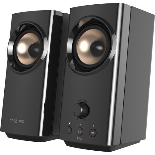 Creative Labs 51MF1705AA000 Multimedia Speakers Creative T60 2.0 Bluetooth Speaker System - 30 W Rms - Black - Desktop - 50 Hz To 20 Khz (51mf1705aa 054651194786