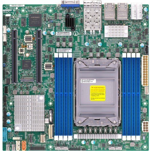 Supermicro MBD-X12SPZ-SPLN6F-B Motherboards Supermicro X12spz-spln6f Workstation Motherboard - Intel C621a Chipset - Socket Lga-4189 - Intel Opt Mbdx12spzspln6fb 