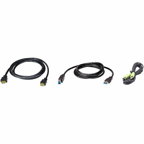 Aten 2L7D02UHX3 Miscellaneous Kits 6inch Usb2.0 Hdmi Kvm Cable - Cs18208 / Cs18216 (2l7d02uhx3) 672792012907