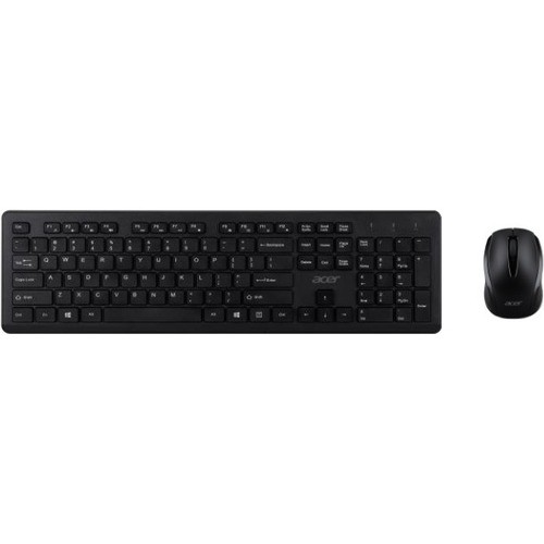 Acer GP.ACC11.01U Keyboard & Mouse Combos Acer Keyboard And Mouse - Rubber Dome Wireless Keyboard - 105 Key - English (us) - Black - Wireless Mo Gpacc1101u 195133128971