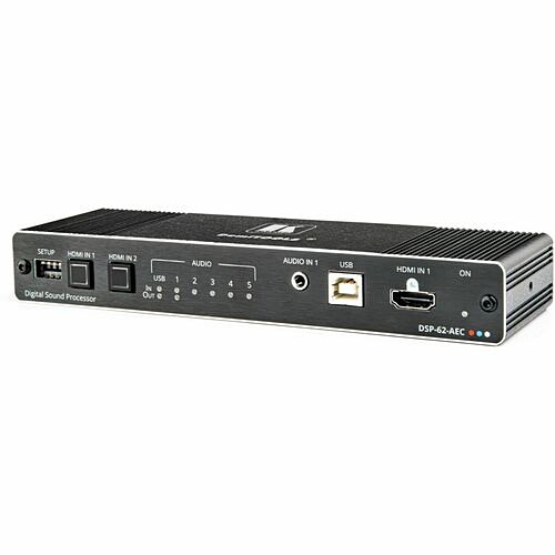 Kramer Electronics 13-80555090 System Selectors Kramer Dsp-62-aec 6x2 Poe Audio Matrix With Dsp And Aec - 7 X Inputs - 2 X Outputs - Audio Line In - 1380555090 