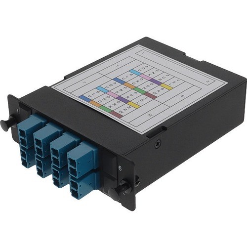 Addon ADD-4BAYC2MP8LCDS2 Patch Panels Addon 4-bay Cassette 2x 12-fiber Mpo In, 8 Lc Duplex Out, Single-mode Duplex Os2 - 8 X Duplex (add-4 Add4bayc2mp8lcds2 195285206947