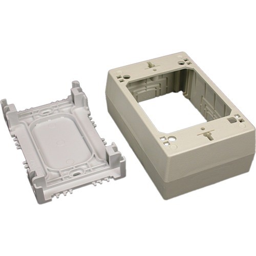 Middle Atlantic PSB1FW Faceplates & Mounting Boxes Wiremold Psb1-fw Mounting Box - 1-gang - Fog White - Polyvinyl Chloride (pvc) (psb1fw) 786776035872