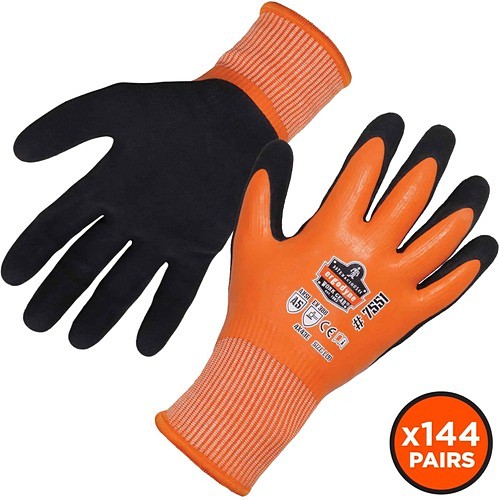 Ergodyne 17992 Gloves Proflex 7551 A5 Coated Waterproof Gloves EGO17992 720476179924