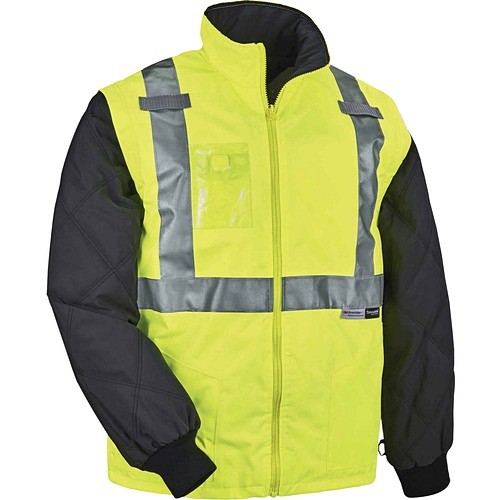 Ergodyne 25494 Safety Gears 8287 Type R Class 2 Hi-vis Jacket W/ Removable Sleeves EGO25494 720476254942