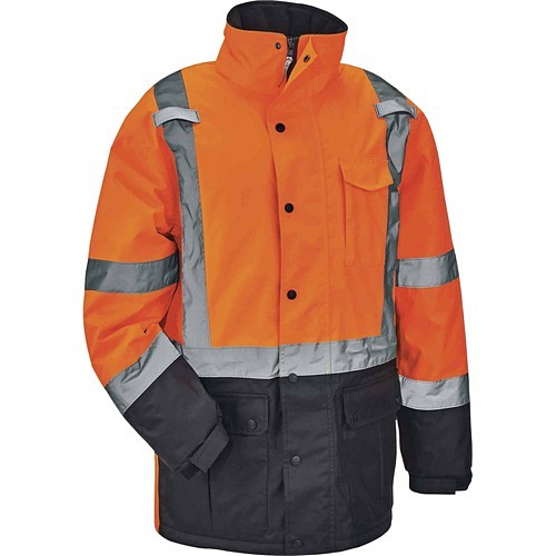 Ergodyne 25575 Safety Gears 8384 Type R Class 3 Hi-vis Quilted Thermal Parka EGO25575 720476255758