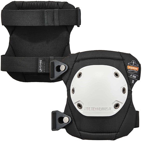 Ergodyne 18300 Ergonomic Supports Proflex 300 Cap Rounded Hard Cap Knee Pads EGO18300 720476183006