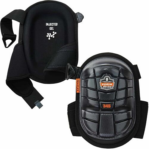 Ergodyne 18445 Ergonomic Supports Proflex 345 Long Cap Injected Gel Knee Pads EGO18445 720476184454