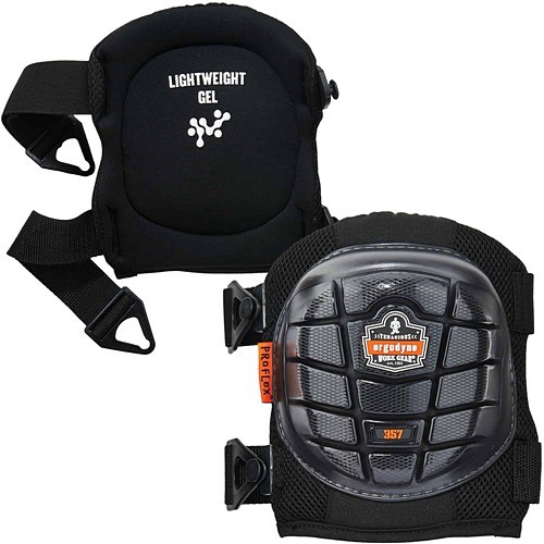 Ergodyne 18457 Ergonomic Supports Proflex 357 Short Cap Lightweight Gel Knee Pads EGO18457 720476184577