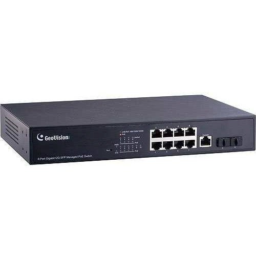 Geovision 140-APOE0811-000 Switches & Bridges Geovision Ethernet Switch - 8 Ports - Manageable - Gigabit Ethernet - 10/100/1000base-t - 2 Layer Su 140apoe0811000 4712896449455