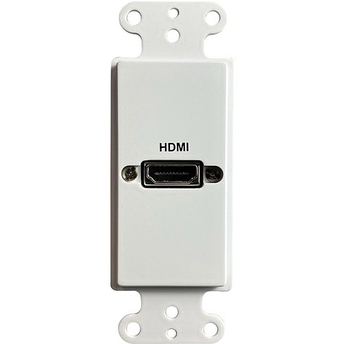 Comprehensive Cable WPD-HD1-AW Faceplates & Mounting Boxes Comprehensive Hdmi Pass-through Single Gang Decorative Wall Plate With Pigtail - White - 1 X Total N Wpdhd1aw 808447082296