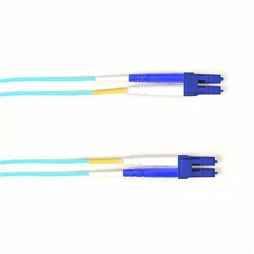 Black Box FOCMRSM-008M-LCLC-AQ Cables Black Box Colored Fiber Os2 9/125 Singlemode Fiber Optic Patch Cable - Ofnr Pvc - 26.25 Ft Fiber Opt Focmrsm008mlclcaq 822088228943