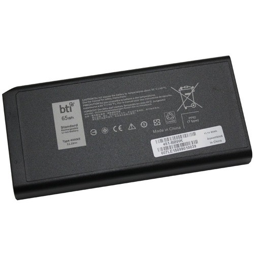 Battery Technology 451-BBWK-BTI Batteries Bti 451-bbwk-bti 11.1v 65whr Li-ion Battery 451-bboi, 451-bbwk, 453-bbbd, 4xkn5, Cj2k1, Xrjdf - Comp 451bbwkbti 886734886741