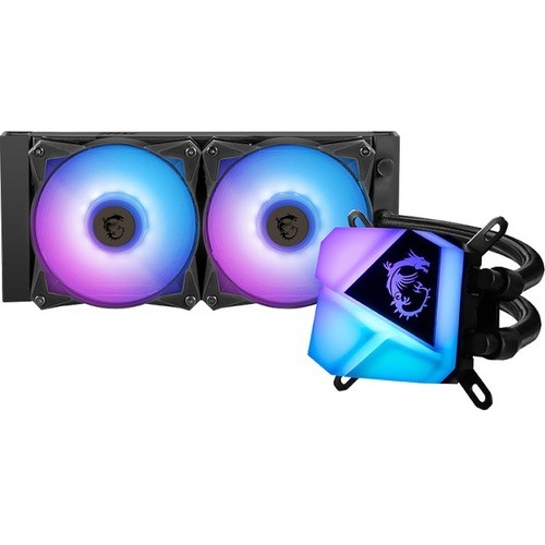 Msi CLC280 Processor/Case Fans Msi Mag Coreliquid C280 Cooling Fan/radiator/water Block/pump - 5.51" Maximum Fan Diameter - 631.1 G 824142259009