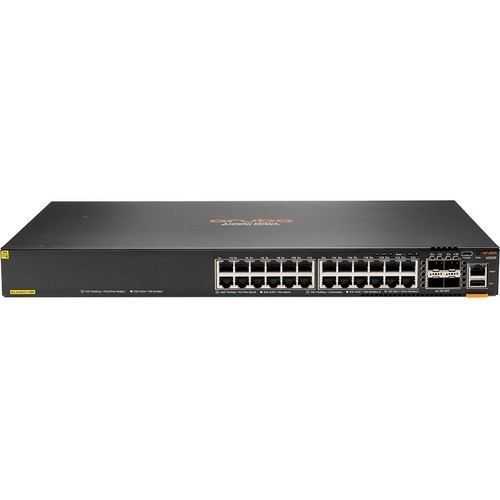 Aruba Networks JL725A#ABB Switches & Bridges Hpe 6200f 24g Class4 Poe 4sfp+ 370w Switch - 24 Ports - Manageable - 3 Layer Supported - Modular - 6 Jl725aabb 190017408514