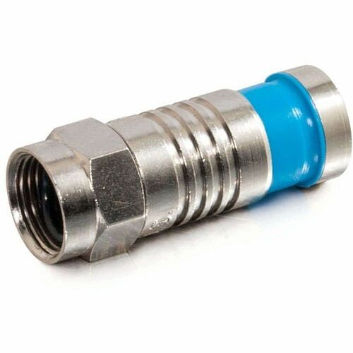 C2g CG41079 Cable Ends/Connectors C2g Antenna Connector - 50 Pack - 1 X F Connector - Male - Nickel Plated - Taa Compliant (cg41079) 0757120410799