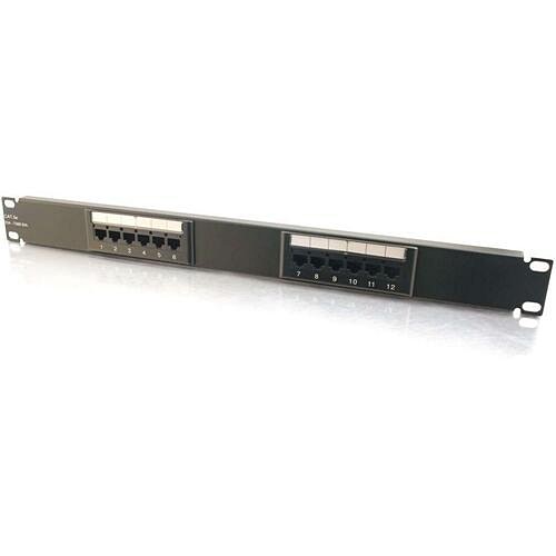 C2g CG03850 Patch Panels 12-port Cat5e Patch Panel 