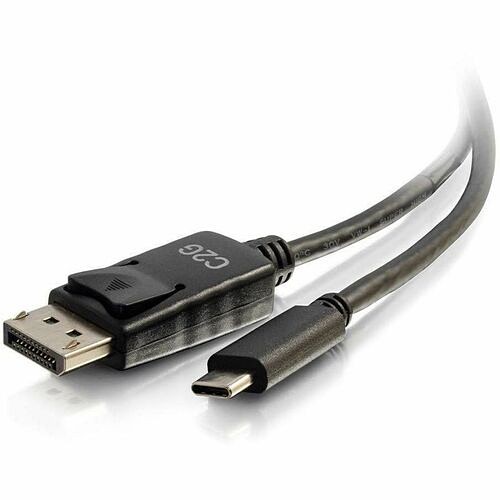 C2g CG26905 Cables C2g 10ft (3m) Usb-c To Displayport Adapter Cable 4k 30hz - Black - 10 Ft Displayport/usb A/v Cable F 757120269052
