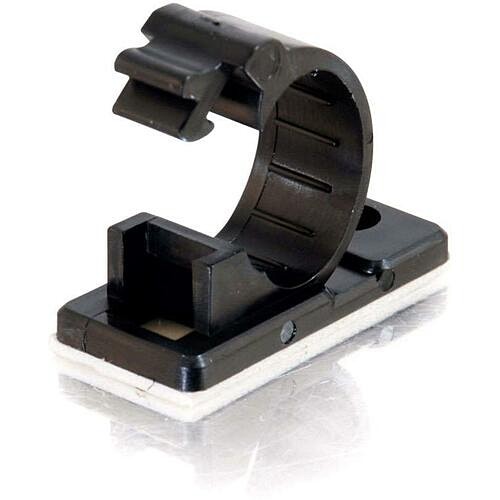 C2g CG43053 Cable Management 0.68in Self-adhesive Cable Clamp Multipack (50-pack) 0757120430537