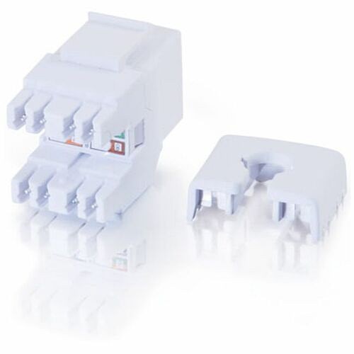 C2g CG35210 Cable Ends/Connectors C2g Cat.6 Utp Keystone Jack - 1 X Rj-45 Network Female - White (cg35210) 