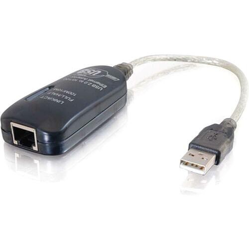 C2g CG39998 Network Cards C2g 7.5in Usb 2.0 Fast Ethernet Network Adapter For Laptops - Usb 2.0 - 1 Port(s) - 1 X Network (rj- 