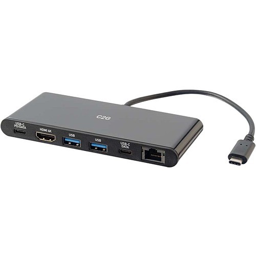 C2g CG28845 Docking Stations Usb C Portable Laptop Dock With Hdmi, Ethernet, Usb-a, Usb-c - 4k 30hz 0757120288459