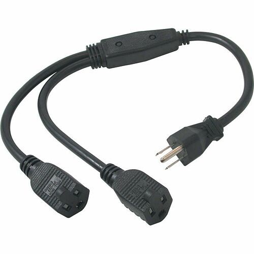 C2g CG29802 Power Cords Legrand Splitter Cord - For Electronic Equipment, Transformer, Computer, Monitor, Surge Protector, U 
